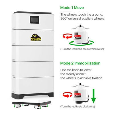 Hybridnetzverbindung Breit abgestimmter Inverter LFP Modular gestapelt Hochspannung Batterie Heim Energiespeichersystem 15-40