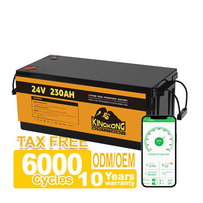 OEM 24V 100AH 200AH 230AH 12V Li-Ionen-Batteriepaket für das Solarsystem RV Elektromotorradboot