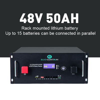 angepasste Dimension 48v Rack Mount Lithiumbatterie für Heim Rack Solarenergie Speicherlösung
