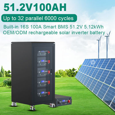 angepasste Dimension 48v Rack Mount Lithiumbatterie für Heim Rack Solarenergie Speicherlösung