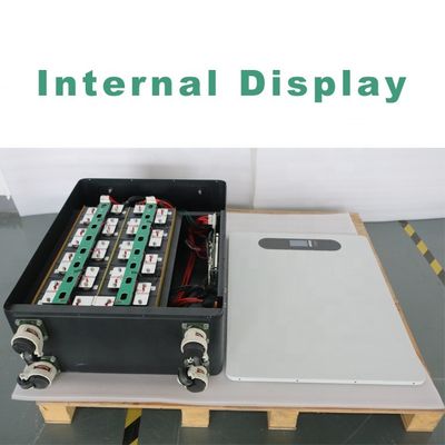 280Ah vertikale Batterie DIY Batteriebox mit Rädern und weißem Metall Stand Up Case