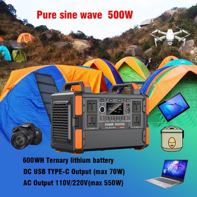 CE FCC ROHS PSE MSDS UN38.3 zertifizierter tragbarer Solargenerator mit Lithiumbatterie