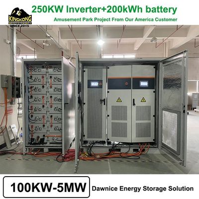 200kw 300kw 200kwh 500kw Solarbatterie 150kw 6m PV Kabel Hybrid Energiespeichersystem