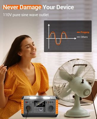 520WH Lithium-Ionen-Batterie Solar-Panel angetrieben portable Lösungen mit MPPT-Controller