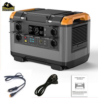 Notfall-Außenkraftwerk 2400w mit LiFePO4-Batterietypen und schneller Ladezeit