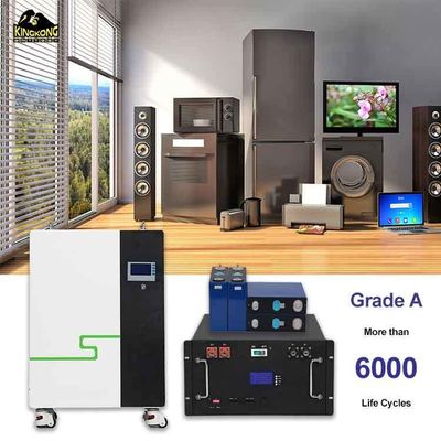 Wandmontierte 48V 51.2V 280ah 300ah 304ah 320ah Hybrid Solarbatterie Energiespeichersystem