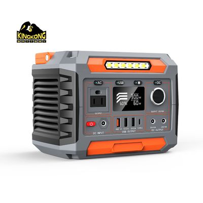1x Wechselstrom mit reiner Sinuswellenleistung Solarstromversorgung mit Taschenlampe und Lithium-Ionen-Batterie