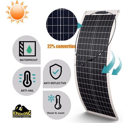OEM Flexible Solarpanel 200W Panelgrößen 1590x710x2mm 100W 210W 310W 410W 525W