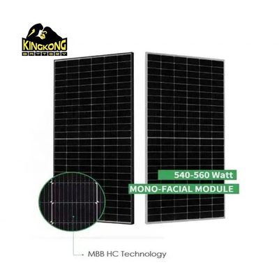 182mm Zellgröße Monokristalline Tiger Pro 550W 540W Solarmodule für das Solarsystem