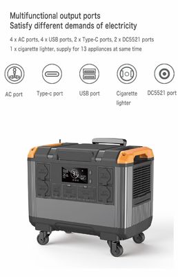 LiFePO4 Batterie EU 230V Home UPS 3000W Solargenerator für Camping und Notfälle