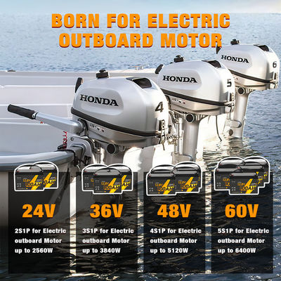 Personalisiertes elektrisches Boot Lifepo4 Batteriepaket 12V 24V 36V 48V 60V Volt Lithium-Ionen-Batteriepaket für Boot RV Camper Auto