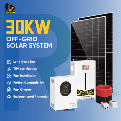 3Kw 10Kw 20Kw 30Kw Off-Grid-Solarstromsystem, Hybrid-Solarsystem Solarzellen können schnell geliefert werden