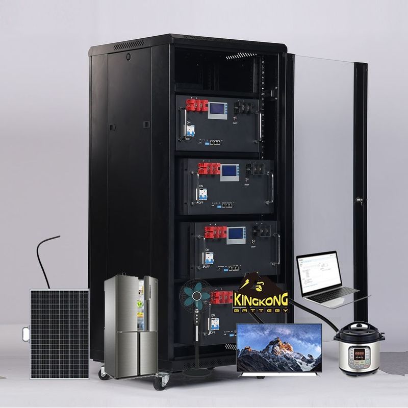 angepasste Dimension 48v Rack Mount Lithiumbatterie für Heim Rack Solarenergie Speicherlösung