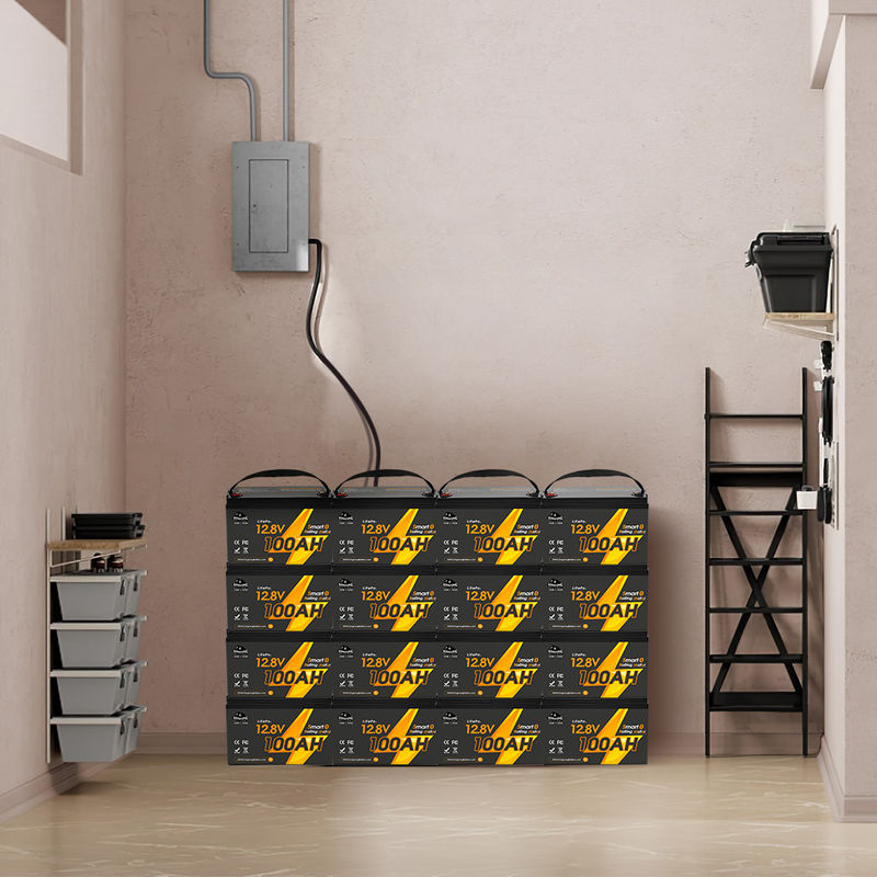 12V 12,8V 24V 48V Volt 100Ah 120Ah 200Ah 300Ah 400Ah Wiederaufladbares Lifepo4 Tiefenzyklus Li-Lithium-Ionen-Batteriepaket versiegelt