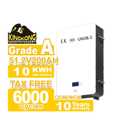 Hybridnetz Powerwall Lifepo4 Home Batterie 48V 200ah 10Kwh 51.2v 300ah Lithium-Ionen-Batterien mit WIFI