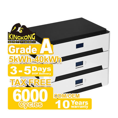 Growatt 51.2v 10kwh 20kwh 30kwh 50kwh Lifepo4 Lithium-Ionen-Heim-Solarsystem Stapelbar