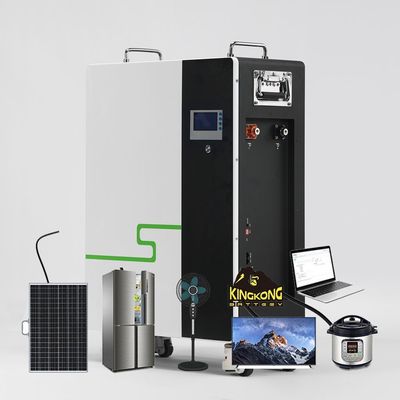 RS232 Kommunikationsanschluss OEM Solarenergie Speicher 5kwh 48v 100ah Lifepo4 Batterie Wandmontage