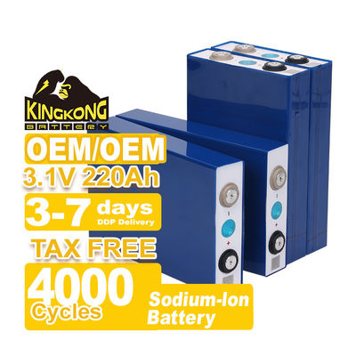 Na-Sodium-Ionen-Batteriezelle 3.1v 220ah für Elektrofahrräder bei Betriebstemperatur von -10 °C